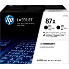 Hp - Confezione 2 Toner - 87X - Nero - CF287XD - 18.000 pag cad