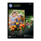 Hp - Confezione da 25 Fogli Carta fotografica lucida Hp Everyday - per inkjet - A4 - 210 x 297 mm - Q5451A