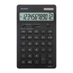 Calcolatrice da tavolo EL 364 - 176x100x13 mm - 12 cifre - Nero - Sharp - EL364BBK