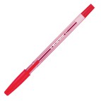 Penna a sfera con cappuccio  - punta fine 0,7mm  - rosso - Starline -  conf. 50 pezzi