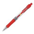 Penna a sfera a scatto con inchiostro gel - punta fine 0,7mm - rosso - Starline