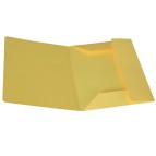 Cartellina 3 lembi - 200 gr - cartoncino bristol - giallo sole - Starline - conf. 25 pezzi