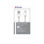 Verbatim - Cavo Micro B USB SYNC  Charge - Silver - 48862 - 100cm