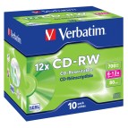 Verbatim - Scatola 10 CD-RW DataLife Plus - 8X-10X - serigrafato - 43148 - 700MB